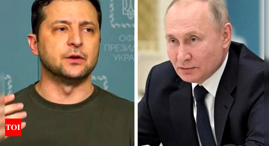 ‘Sit down with me to negotiate’: Zelenskyy asks Putin to meet – Times of India