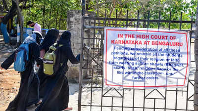 Karnataka hijab row: Another student skips practical exam