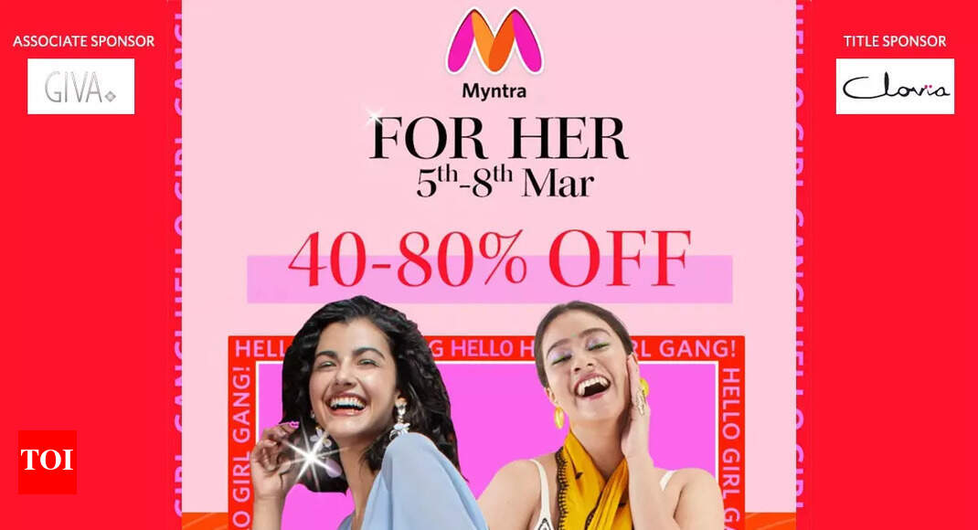 Myntra announces ‘’Myntra For Her’ Its biggest fashion event for the ladies Times of India