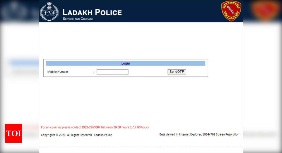 Ladakh Police admit card 2022 for PET and PST released, download here – Times of India