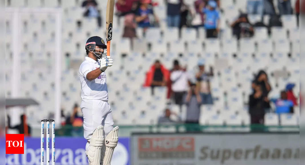 Indai vs Sri Lanka, 1st Test Day 1: Rishabh Pant makes statement in Virat Kohli’s landmark 100th Test | Cricket News – Times of India