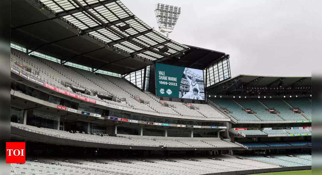 Great Southern Stand at MCG to be renamed after Shane Warne | Cricket News – Times of India