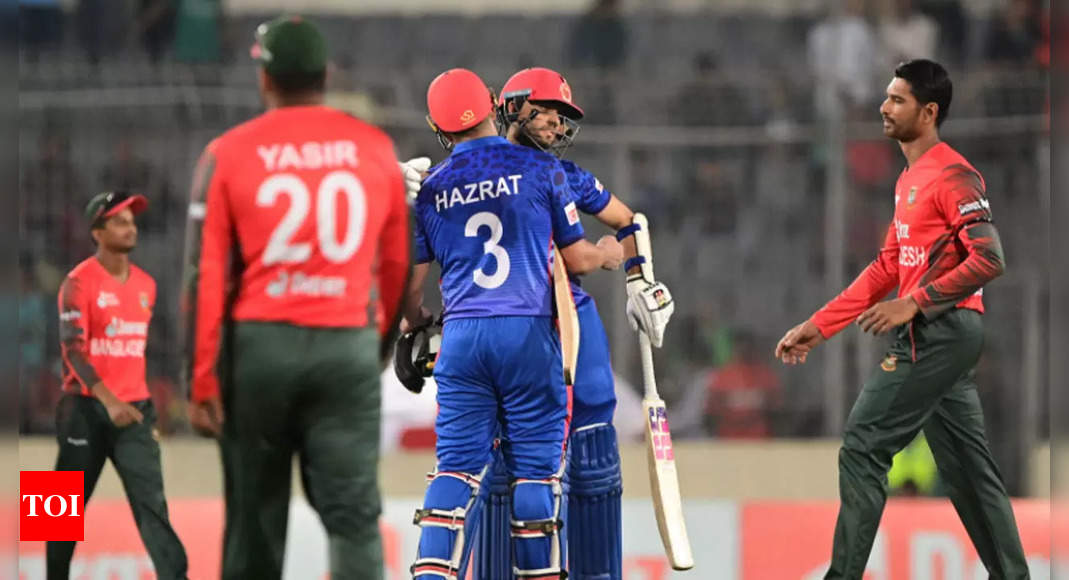 2nd T20I: Afghanistan punish sloppy Bangladesh to level series | Cricket News – Times of India