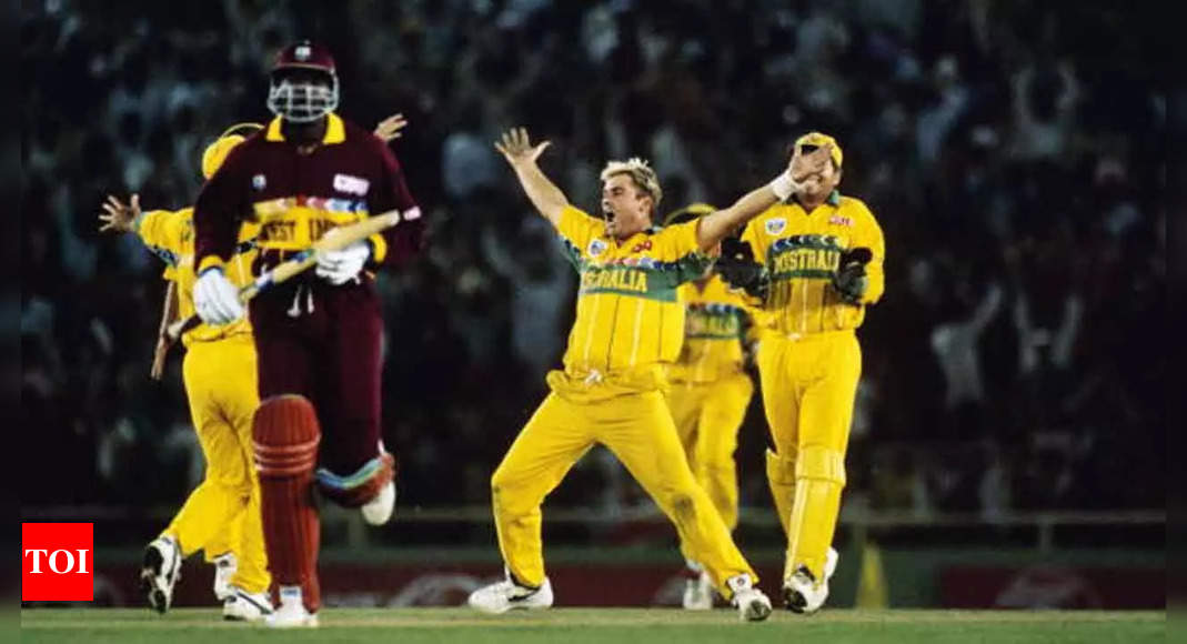 When Shane Warne turned a World Cup semifinal on ‘fast and bouncy’ Mohali pitch | Cricket News – Times of India