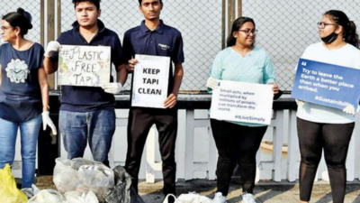 Citizens Strive For Plastic-free Tapi | Surat News - Times of India
