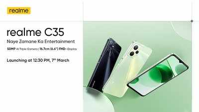 Realme C35 launch in India today at 12:30pm: Expected specs and price ...