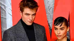 Zoë Kravitz takes screen test with Robert Pattinson in half Batman suit