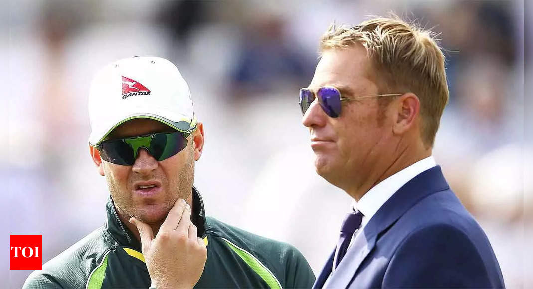 No one bigger than game, but Shane Warne is as close as it gets: Michael Clarke | Cricket News – Times of India