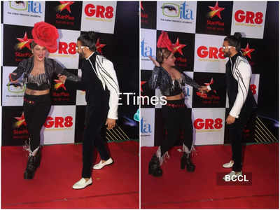 Watch: Ranveer Singh and Rakhi Sawant's crazy dance video from the red carpet is totally unmissable!