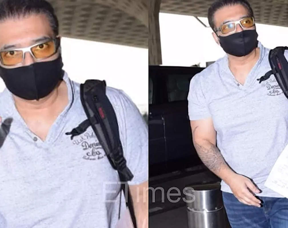 
Uday Chopra looks unrecognisable as he gets papped up at the airport
