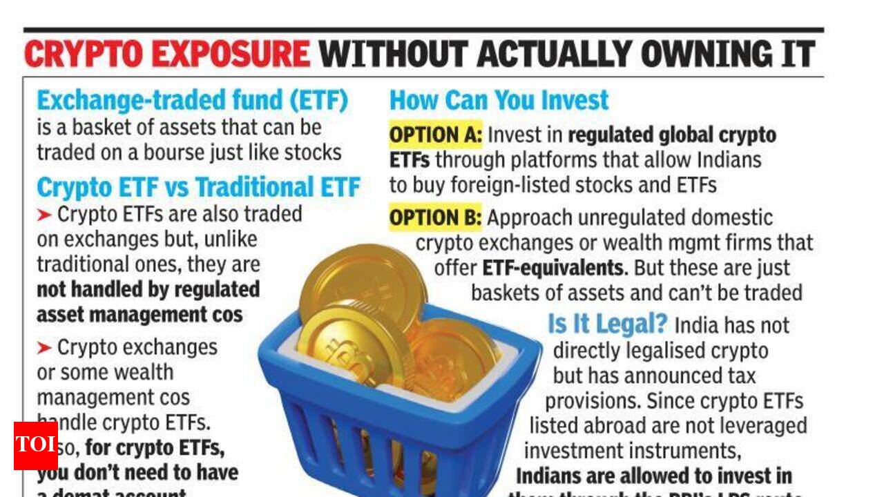 Can investing via ETFs help you ride wild crypto wave? - Times of India