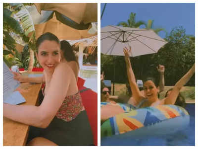 Sanya Malhotra gives us a sneak peek into her fun family vacation and it is sure to make you pack your bags – Watch video