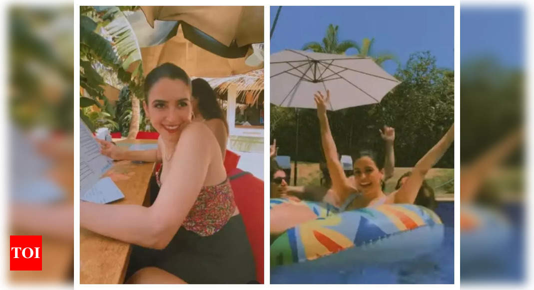 Sanya Malhotra gives us a sneak peek into her fun family vacation and it is sure to make you pack your bags – Watch video – Times of India