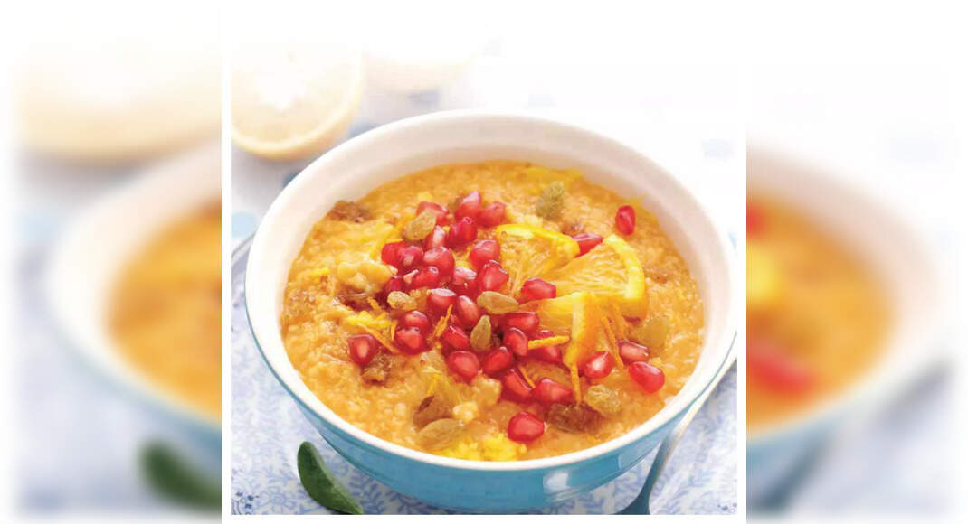 Oats Orange Pudding Recipe: How to Make Oats Orange Pudding Recipe | Homemade Oats Orange Pudding Re