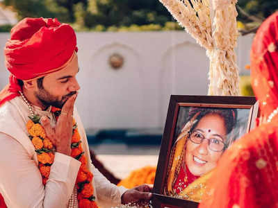 Rajkummar Rao shares an emotional moment from his wedding with Patralekhaa as he remembers his late mother