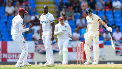 1st Test: England lose four wickets in first session against West Indies