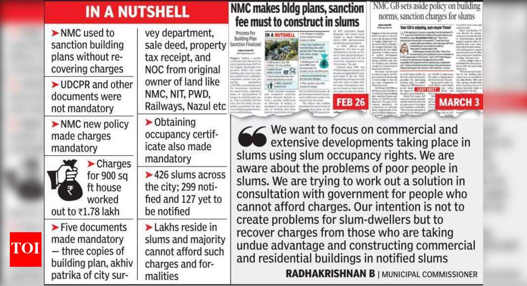 1,000 sq ft slum plot gets Rs1.78 lakh demand forbuilding plan sanction ...