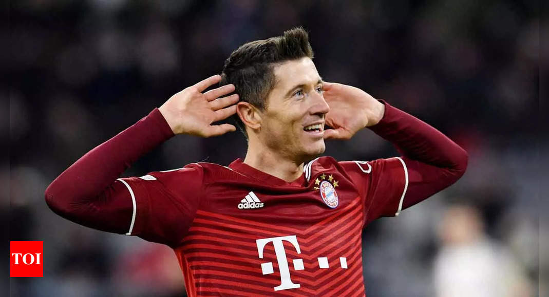 Bayern Munich storm into Champions League quarterfinals, led by Lewandowski’s record hat-trick | Football News – Times of India