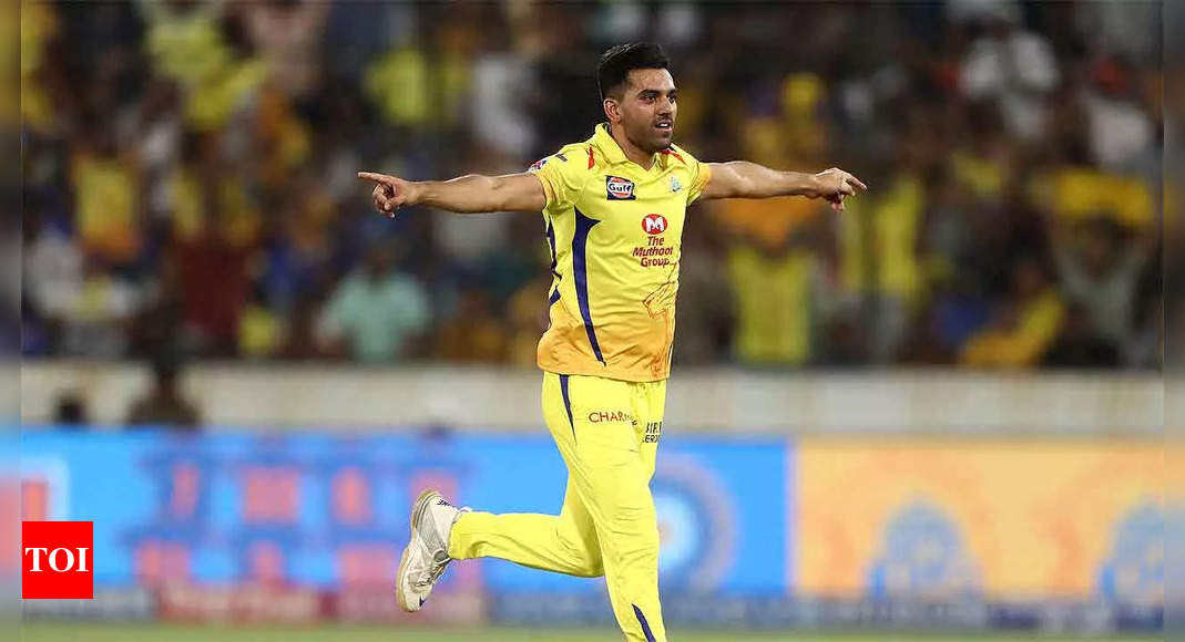 No surgery for now, Deepak Chahar may play IPL from mid-April | Cricket News – Times of India