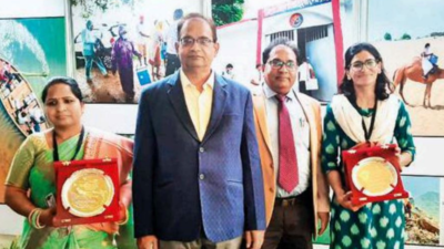 Rajasthan: Sanganer, Makrana nurses felicitated by Union health minister Mansukh Mandaviya for Covid vaccination drive