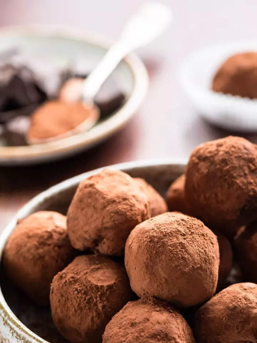 3ingredient Chocolate Truffle Balls recipe Times of India