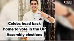 Celebs head back home to vote in the UP Assembly elections