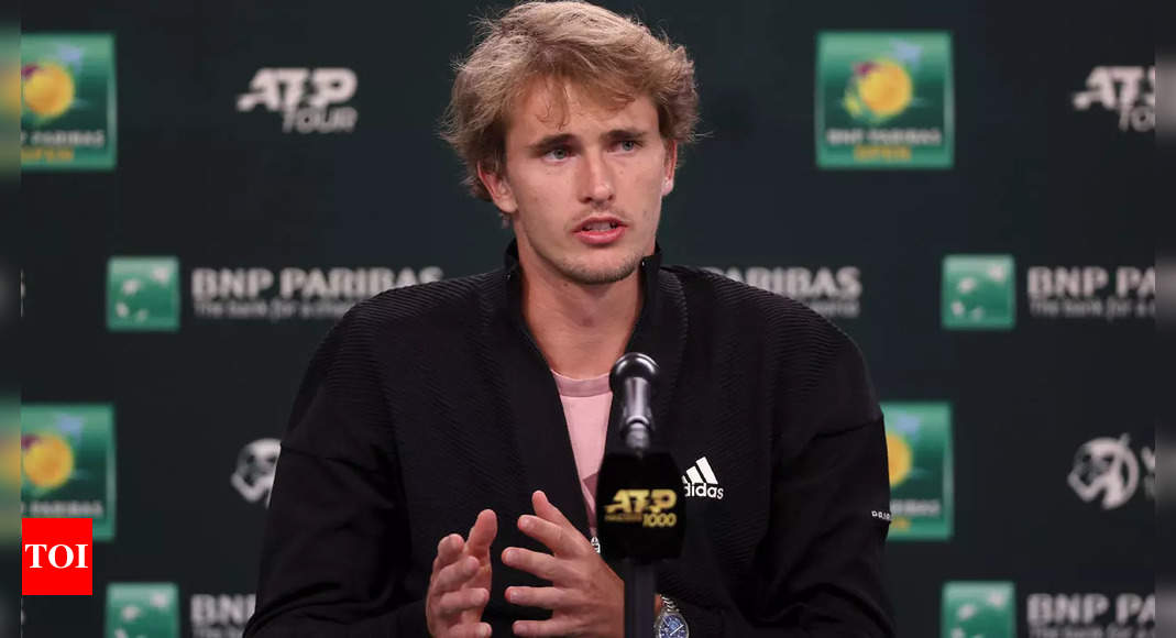 Alexander Zverev says he would deserve ban if he loses temper again | Tennis News – Times of India