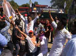 AAP workers celebrate as party sweeps Punjab; see pics