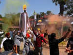 AAP workers celebrate as party sweeps Punjab; see pics