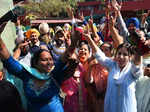 AAP workers celebrate as party sweeps Punjab; see pics