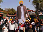 AAP workers celebrate as party sweeps Punjab; see pics