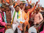 BJP celebrates victory in assembly elections; see pics