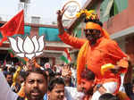 BJP celebrates victory in assembly elections; see pics