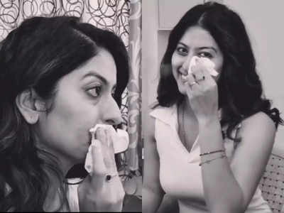 Abhidnya Bhave shares a motivational video while removing makeup; says, "don't fear to show your imperfections, vulnerabilities"