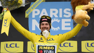 Vuelta champion Primoz Roglic takes Paris-Nice lead