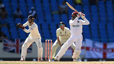 1st Test: West Indies 271 for five, 40 runs behind England, in first innings