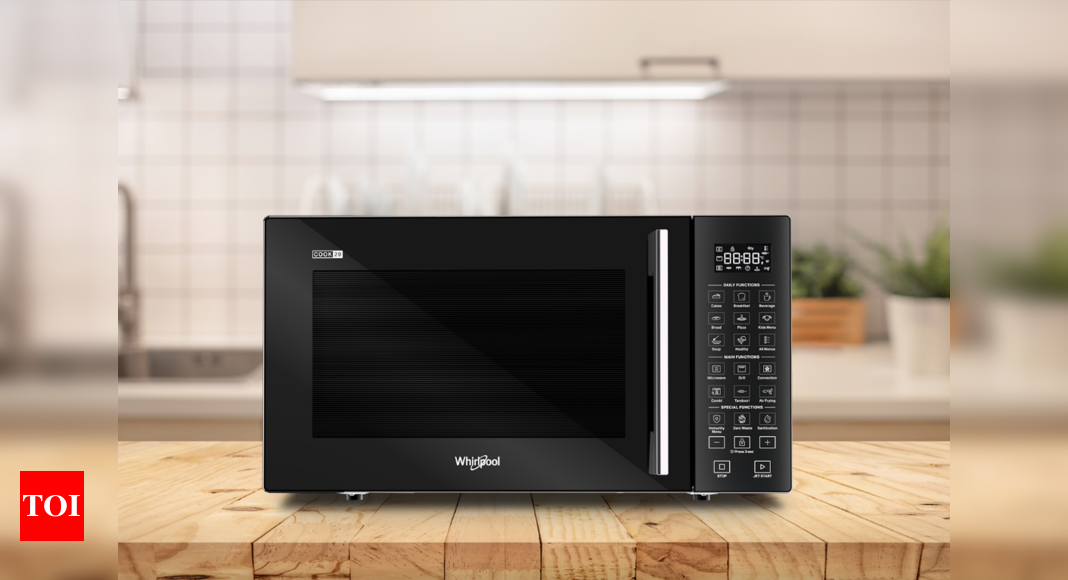 magicook pro:  Whirlpool launches new range of microwave ovens with built-in air fryer and Sanitisation mode, price starts at Rs 18,900 – Times of India