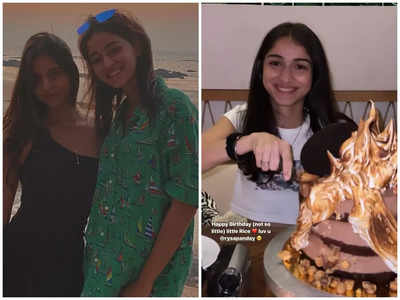 Suhana Khan pens a sweet note for bestie Ananya Panday's sister Rysa on her 18th birthday - see pic