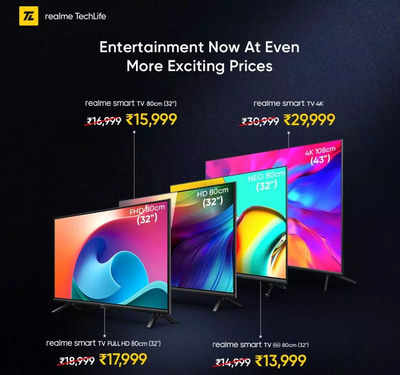 Realme smart TVs get a price cut in India: All you need to know