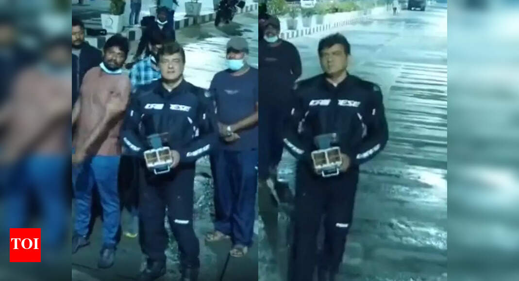 Spotted! Ajith handles a drone at the 'Valimai' shooting spot | Tamil ...