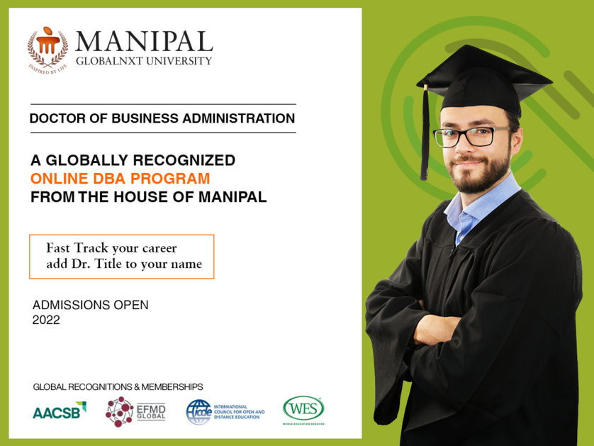 How Manipal GlobalNxt University’s Online Doctorate Degree In Business ...