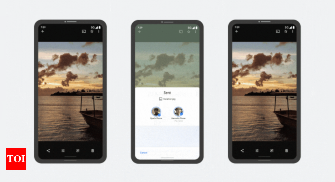 google:  Google makes it easier for Android users to share files with multiple devices at once – Times of India