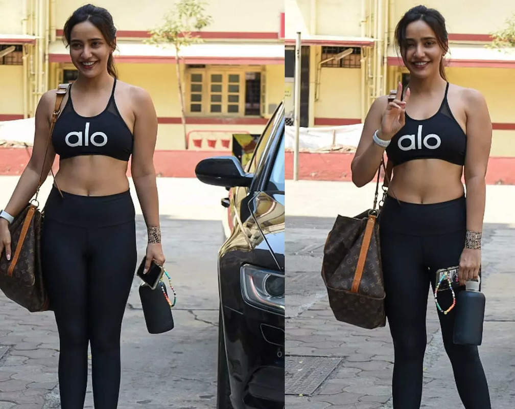 
Neha Sharma gets papped outside her gym
