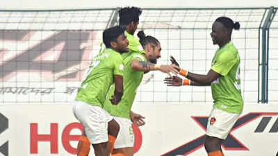 Gokulam thrash Kenkre 6-2, TRAU stun Churchill Brothers 2-0 in I-League