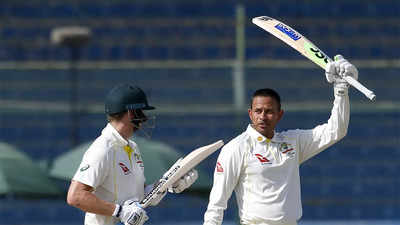 Australia's Khawaja savours special hundred in Pakistan