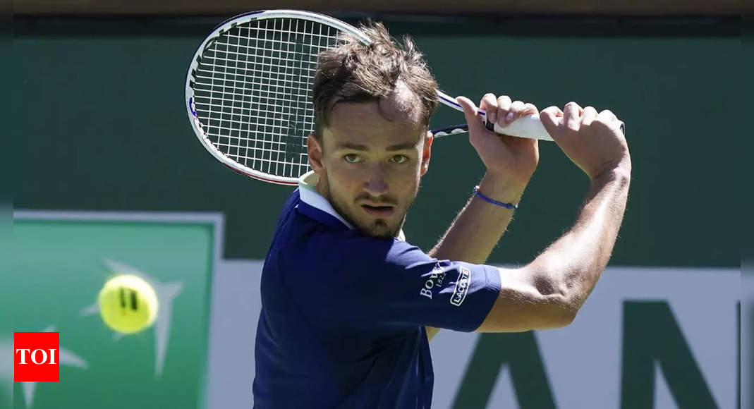Daniil Medvedev cruises through first match as world number one | Tennis News – Times of India
