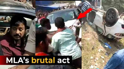 Shocking: Suspended BJD MLA rams SUV into crowd in Odisha, injures 20
