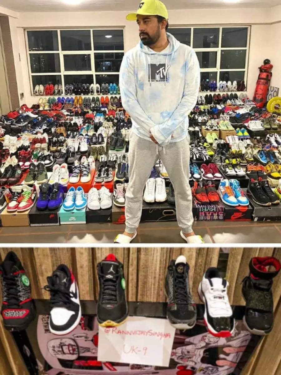 Rannvijay Singha is an absolute sneakerhead, take a look at his collection  | Times of India