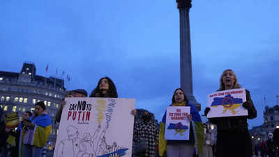 Anti-war protests across Europe, small rallies in Russia