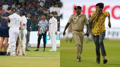 WATCH: Fans enter ground, click selfie with Kohli before being chased away by police